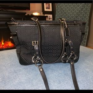 Coach East West Mini Signature Tote